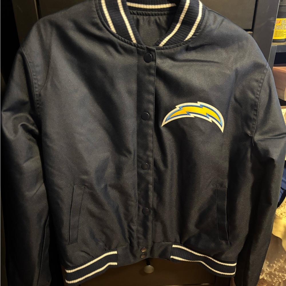 NFL Navy Blue Jacket with Lightning Logo
